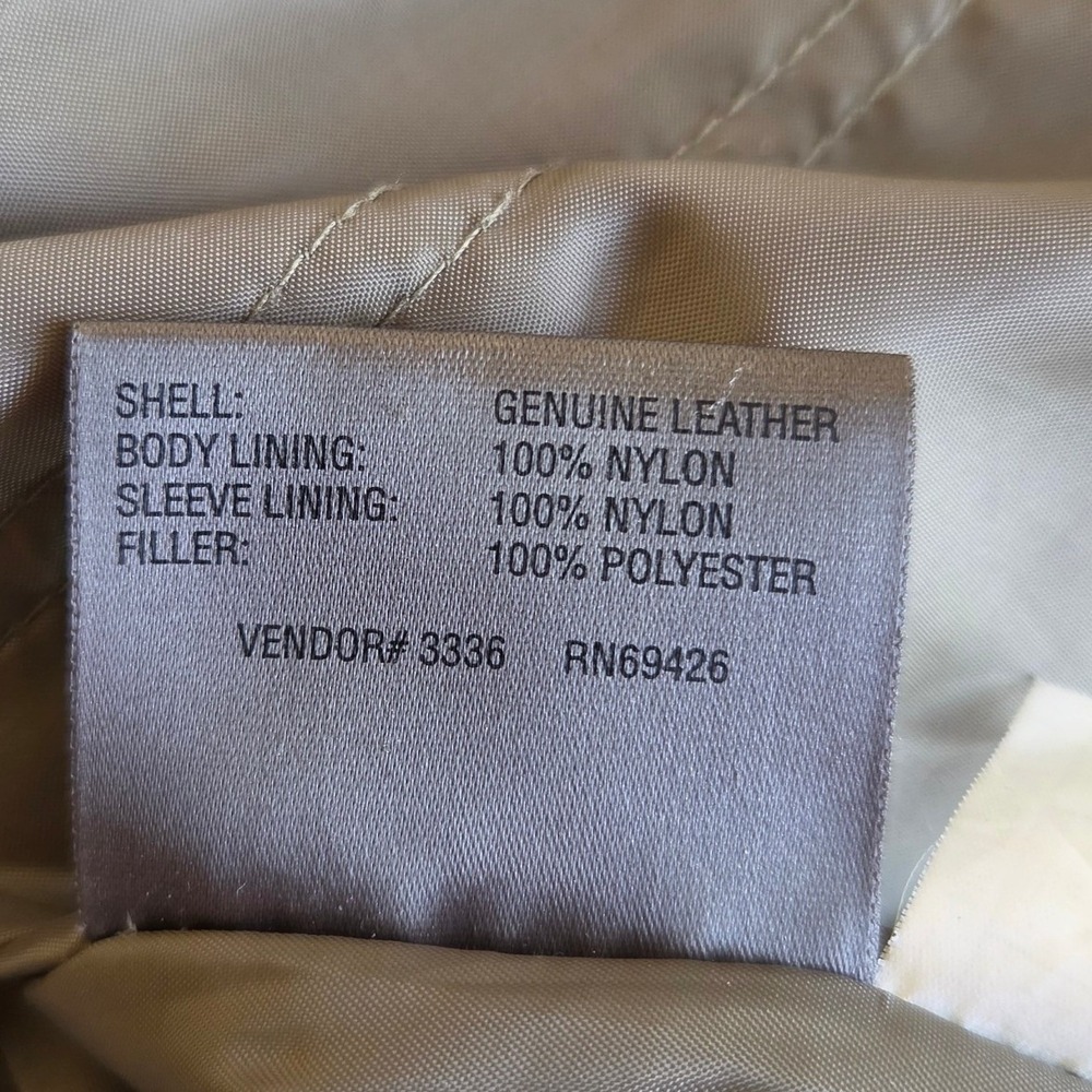 Wilsons Leather M. Julian Mens XL Tan Brown Suede Leather Button Car Coat Jacket - Picture 5 of 8